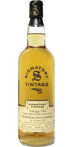 Brora 1981 SV Vintage Collection