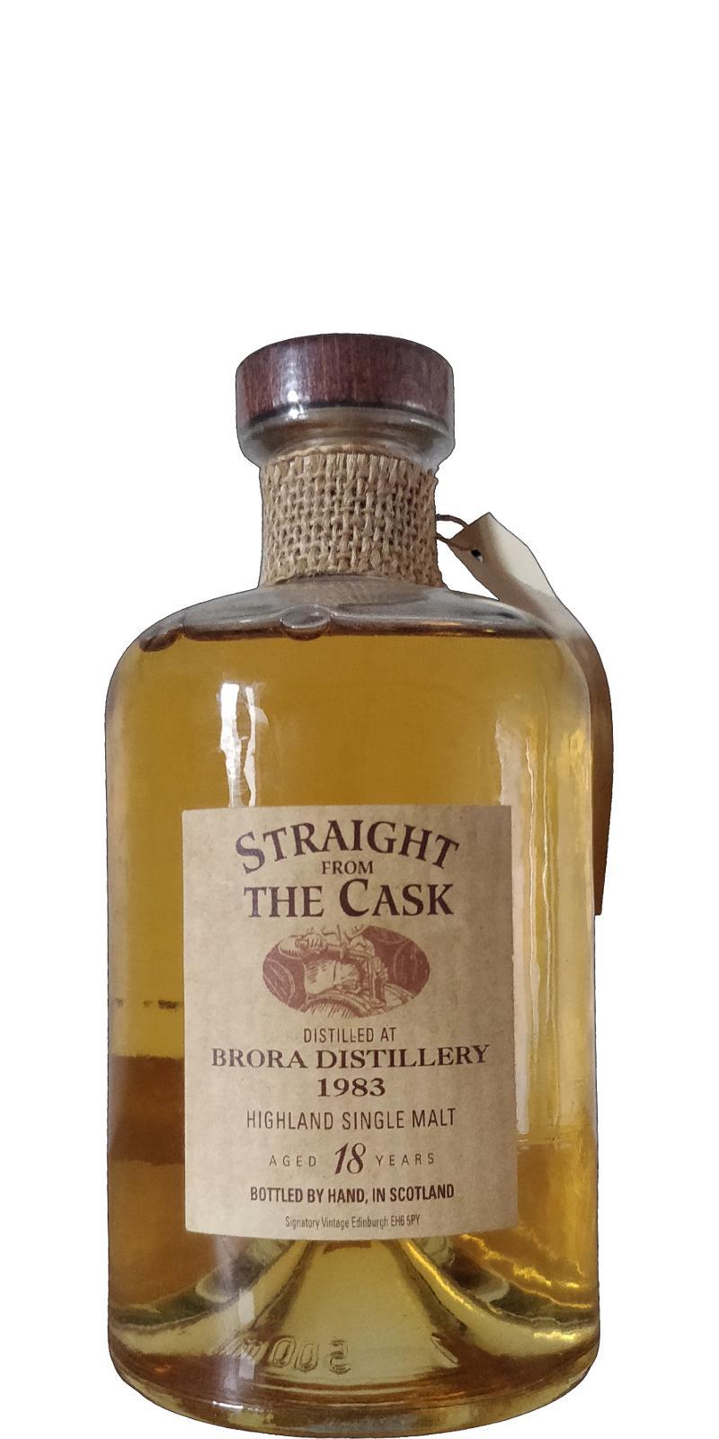 Brora 1983 SV Straight from the Cask for LMDW