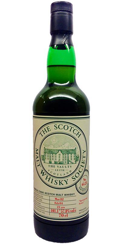 Brora 1982 SMWS 61.21 Apricot and honey