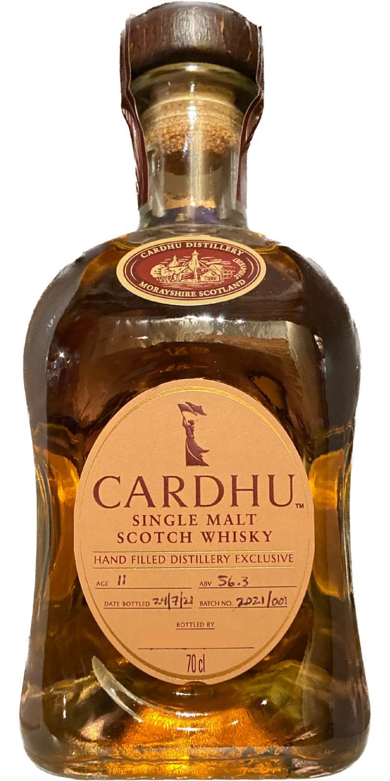 Cardhu 11-year-old Hand Filled Distillery Exclusive