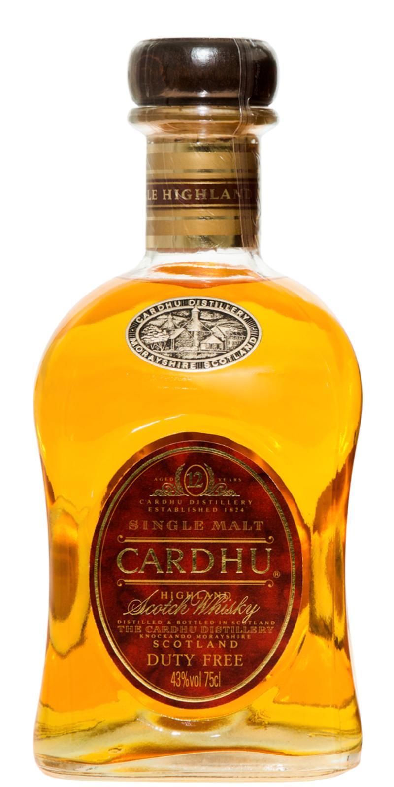 Cardhu 12-year-old Single Malt - Highland Scotch Whisky