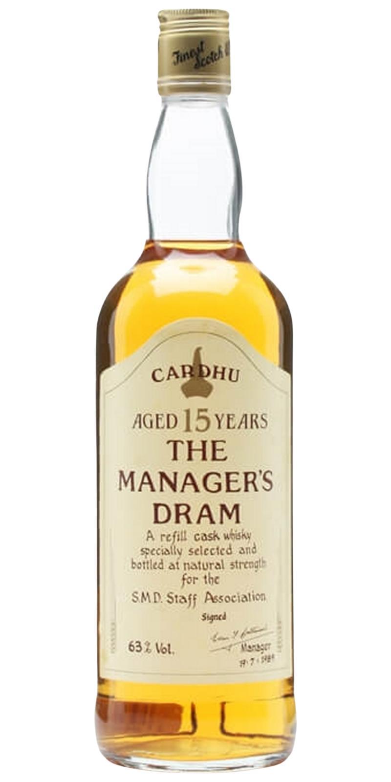 Cardhu 15-year-old The Manager's Dram
