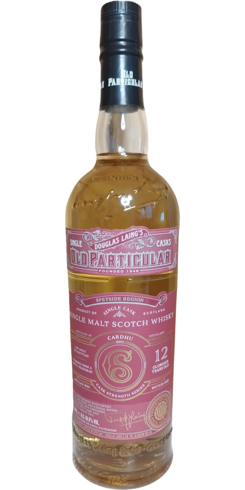 Cardhu 2013 DL Old Particular - Cask Strength Series