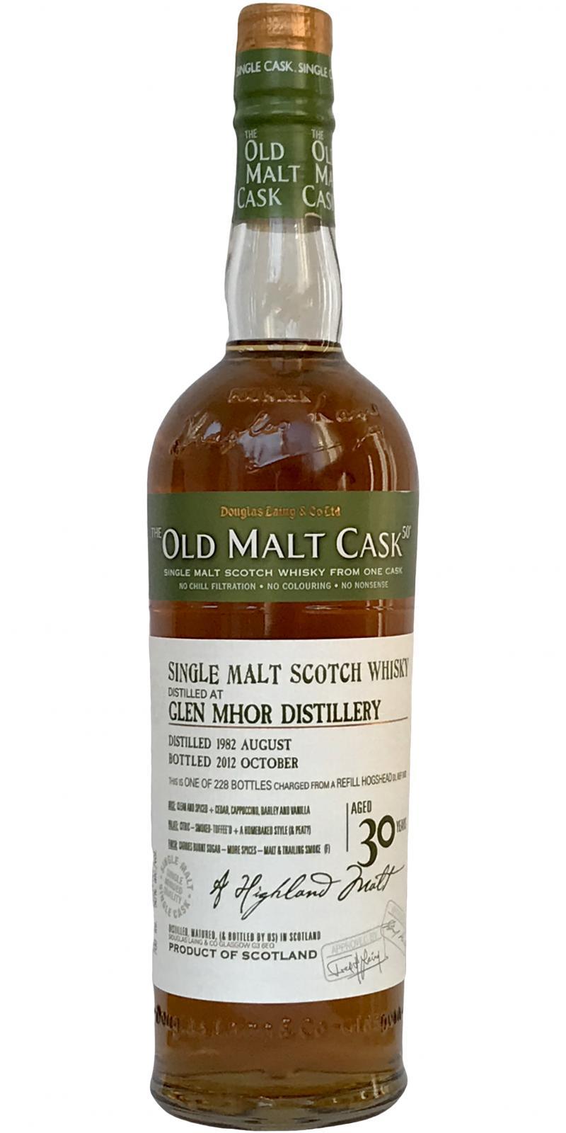 Glen Mhor 1982 DL The Old Malt Cask