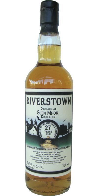 Glen Mhor 1982 RT Single Cask