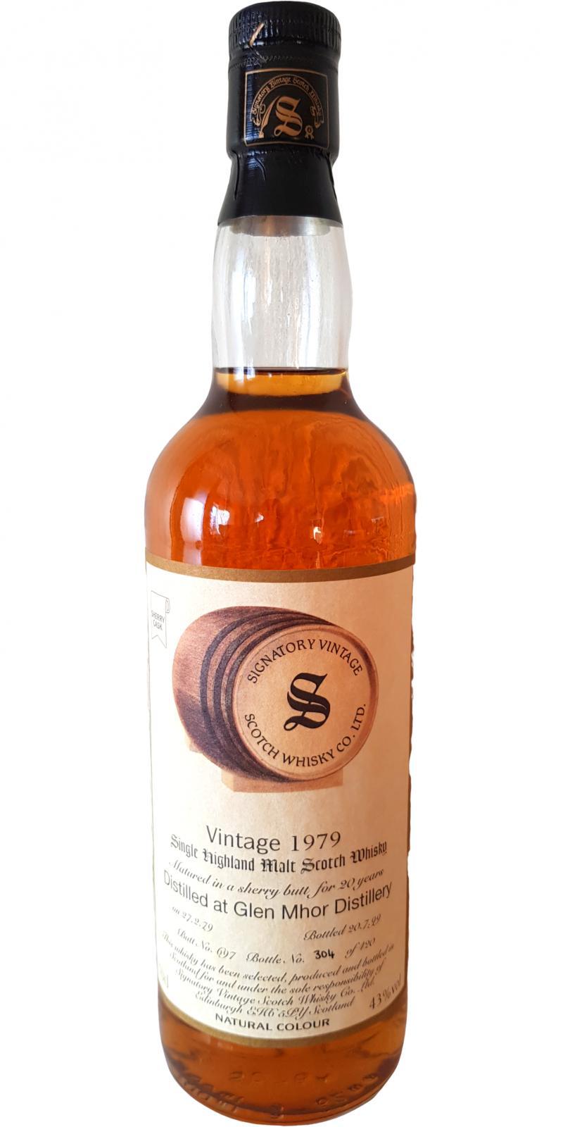 Glen Mhor 1979 SV Vintage Collection