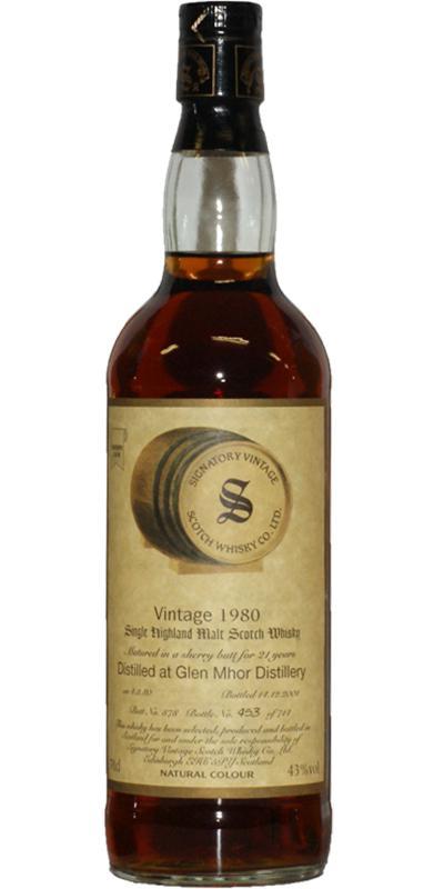 Glen Mhor 1980 SV Vintage Collection