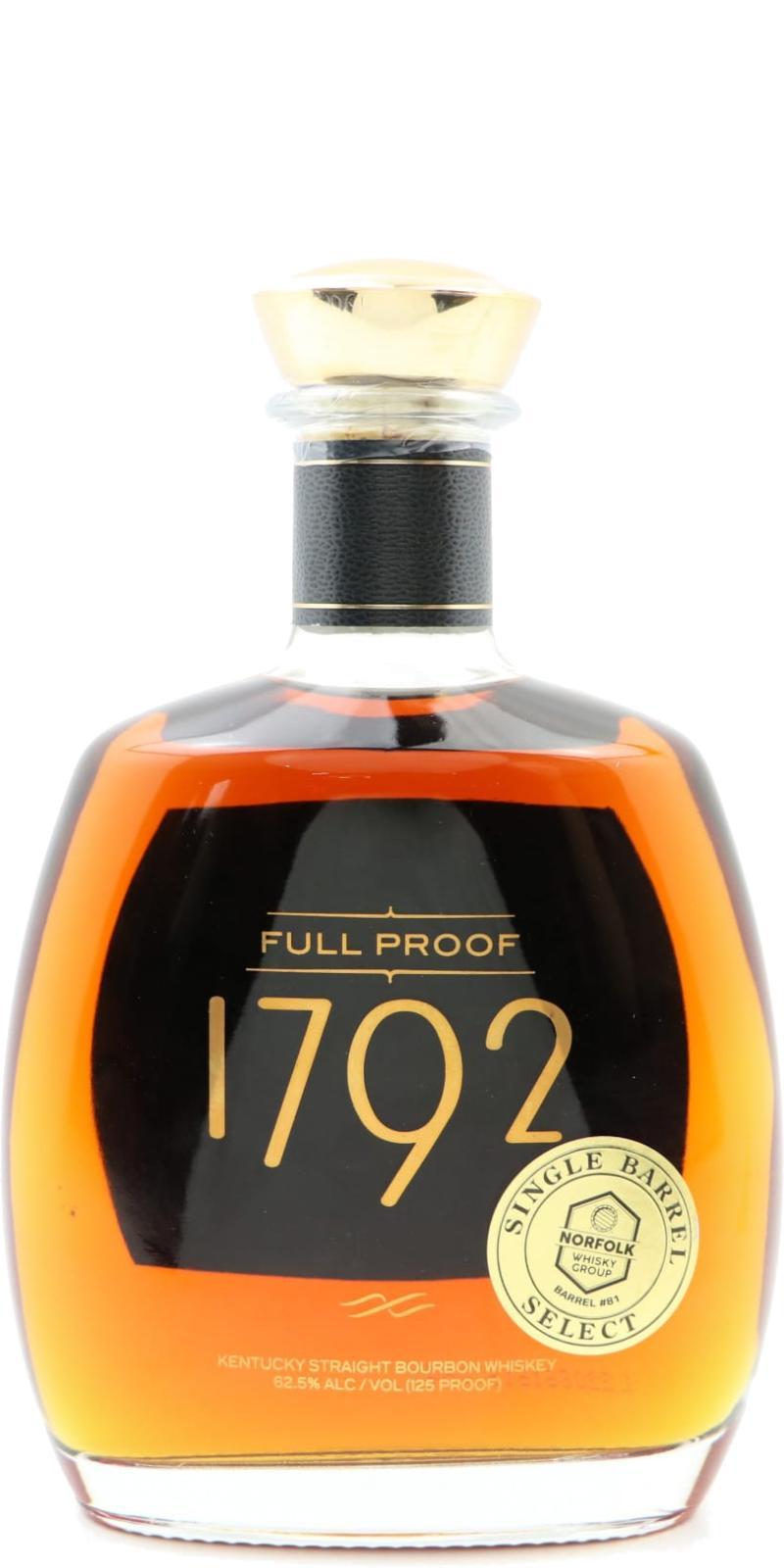 1792 Full Proof Single Barrel Select