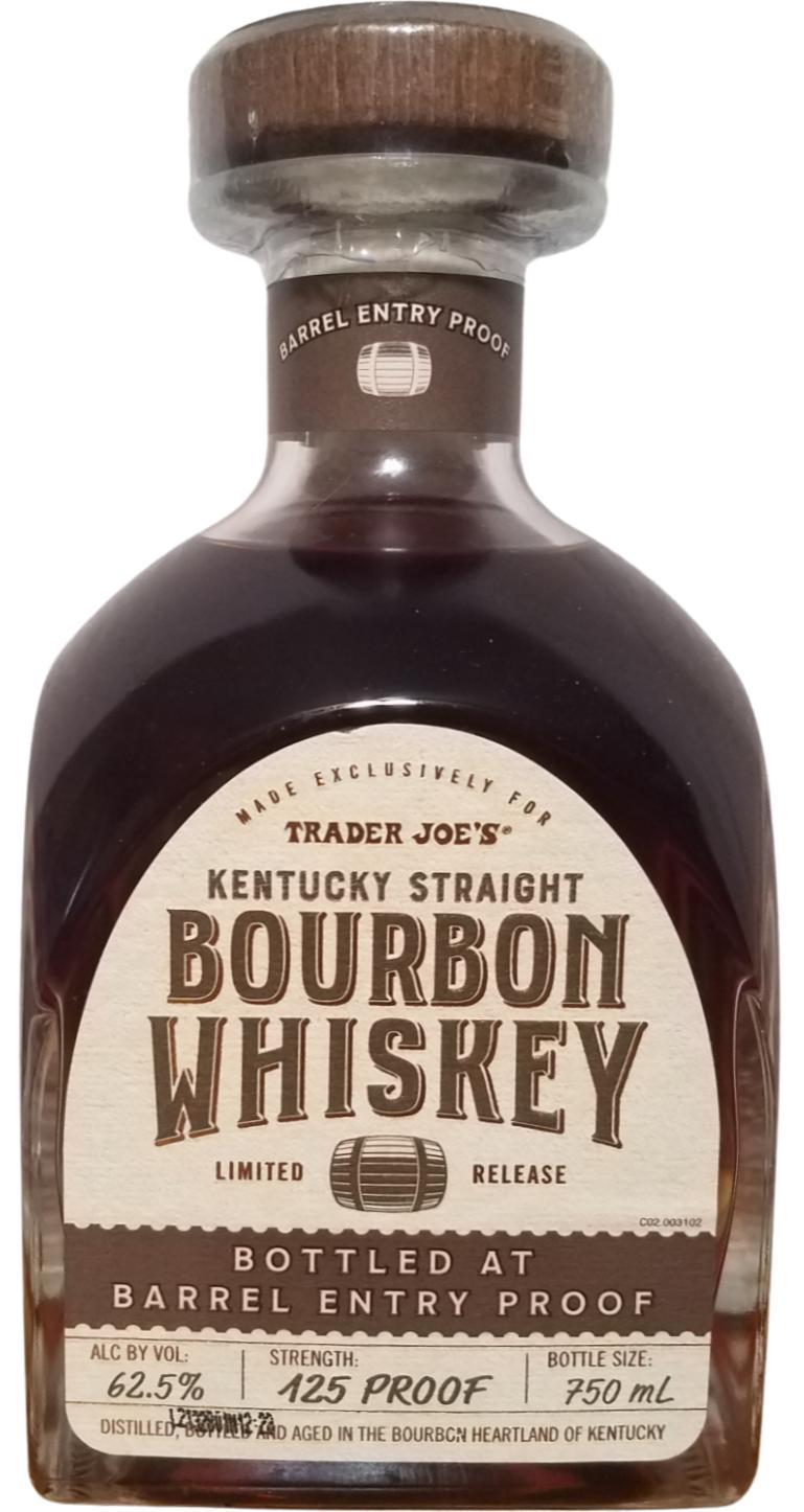 Trader Joe's Kentucky Straight Bourbon Whiskey Barrel Entry Proof