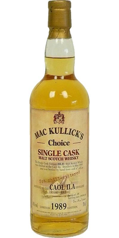 Caol Ila 1989 McC Mac Kullick's Choice - Single Cask