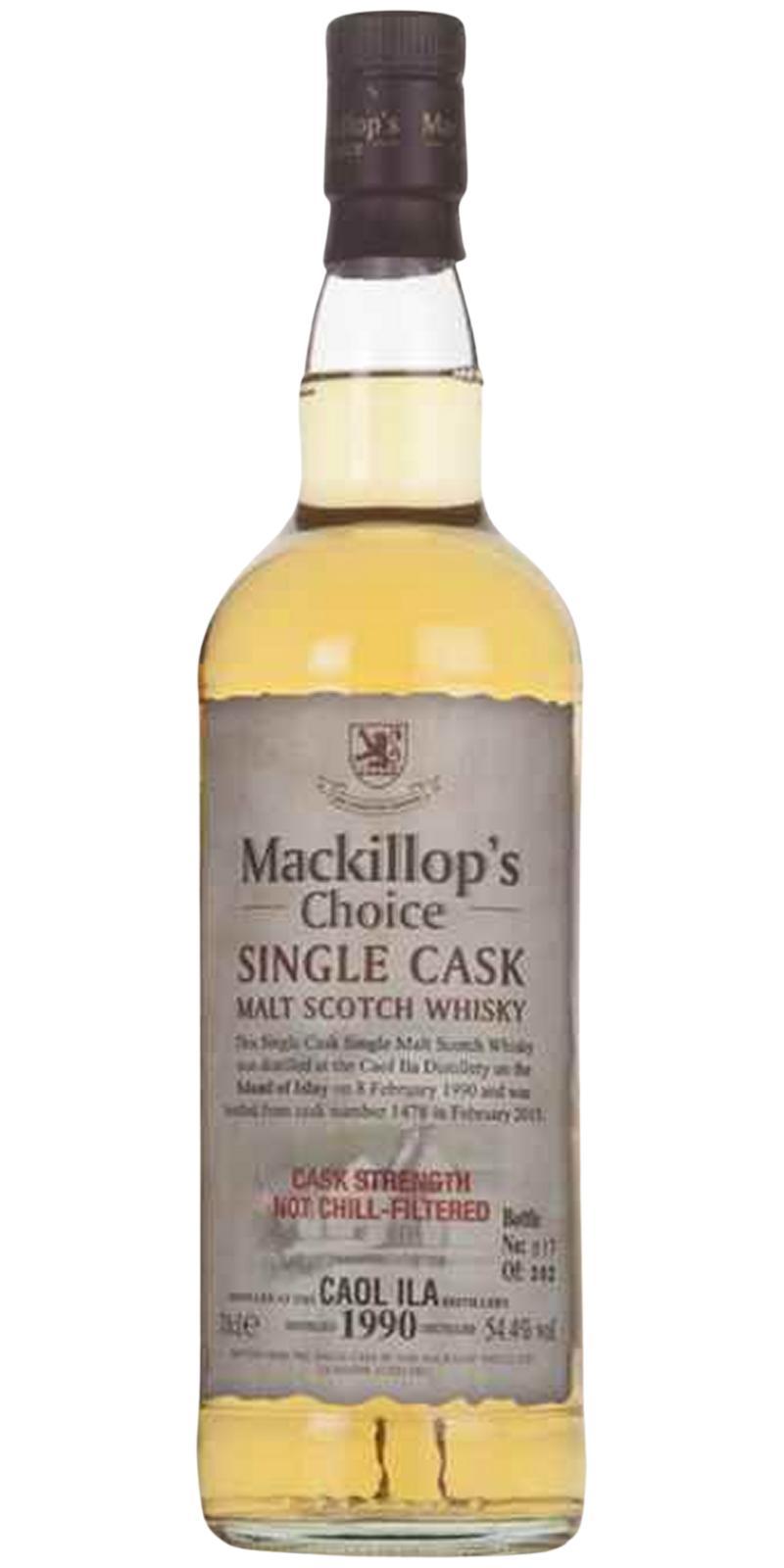 Caol Ila 1990 McC Single Cask - Cask Strength
