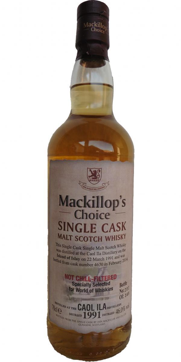Caol Ila 1991 McC Single Cask