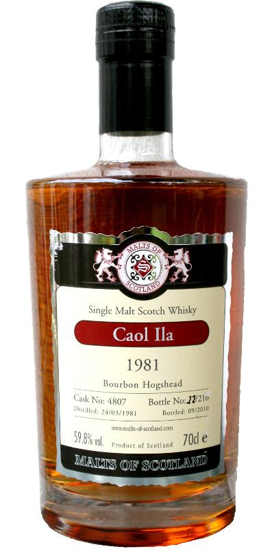 Caol Ila 1981 MoS