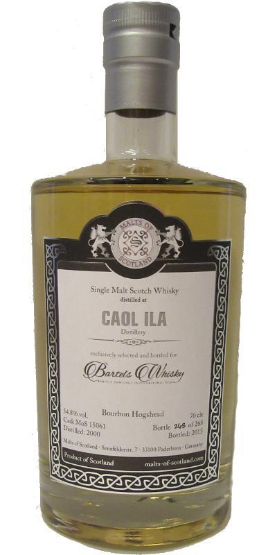 Caol Ila 2000 MoS Bartels Whisky