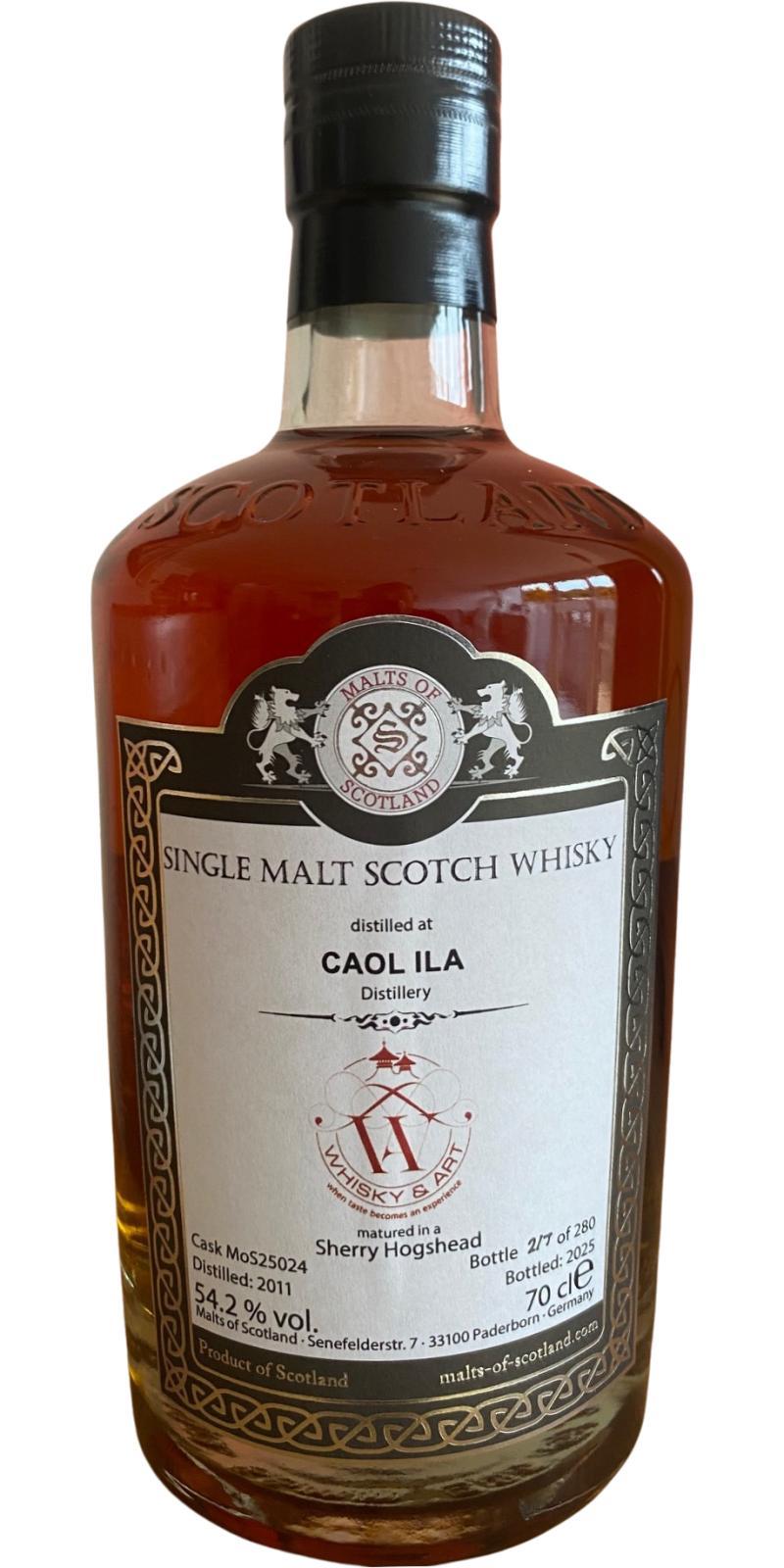 Caol Ila 2011 MoS Whisky & Art