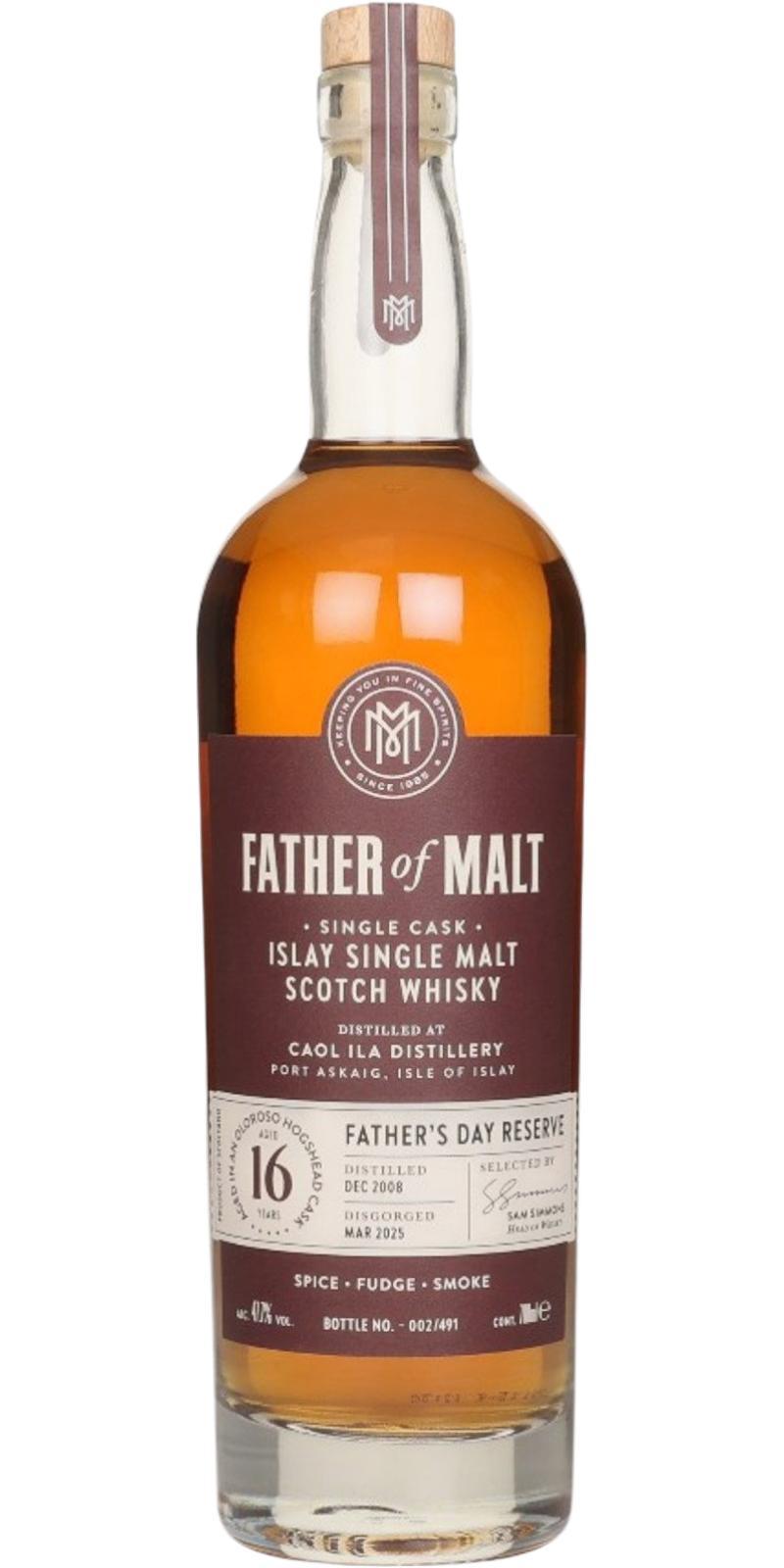 Caol Ila 2008 MoM Father of Malt