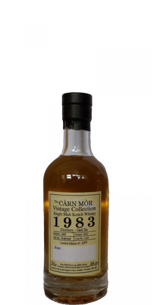 Caol Ila 1983 MMcK Càrn Mòr Strictly Single Cask