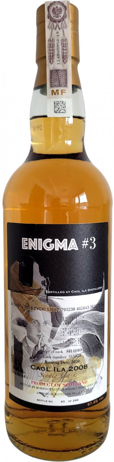 Caol Ila 2008 MSWD Enigma #3