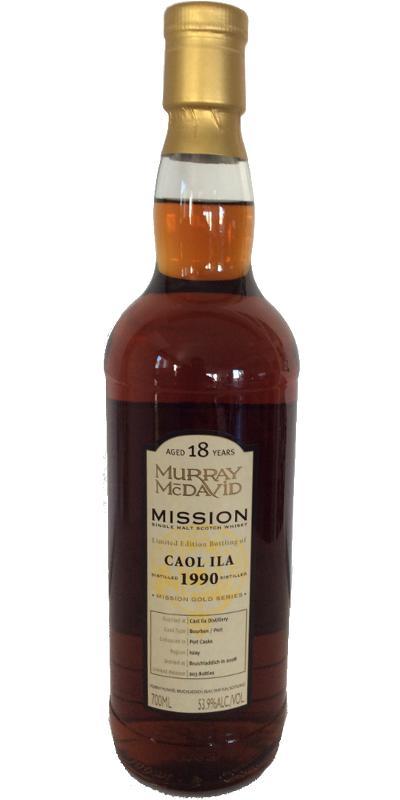 Caol Ila 1990 MM Mission Gold