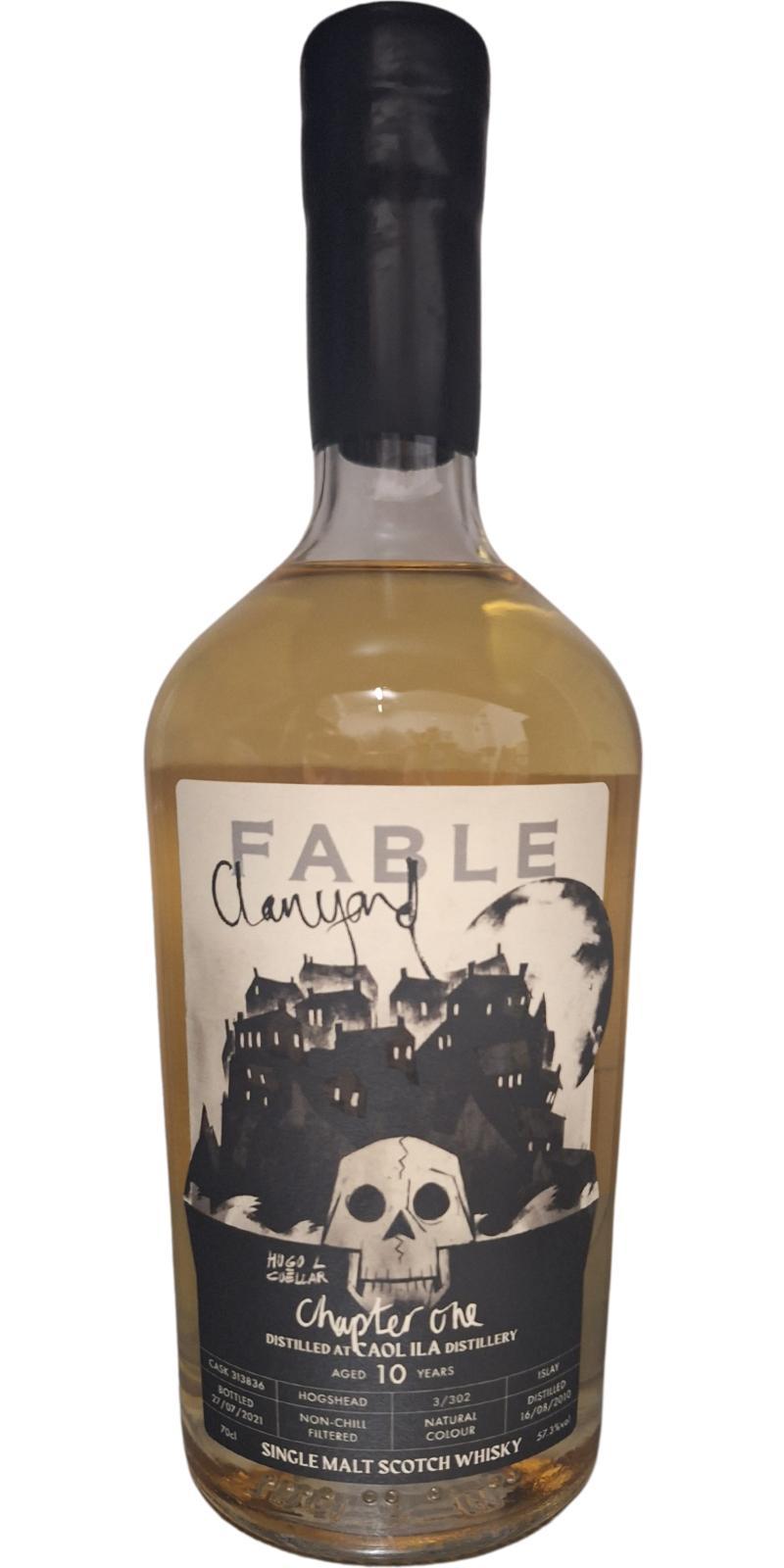 Caol Ila 2010 PSL Fable Whisky - 4th Release - Chapter One