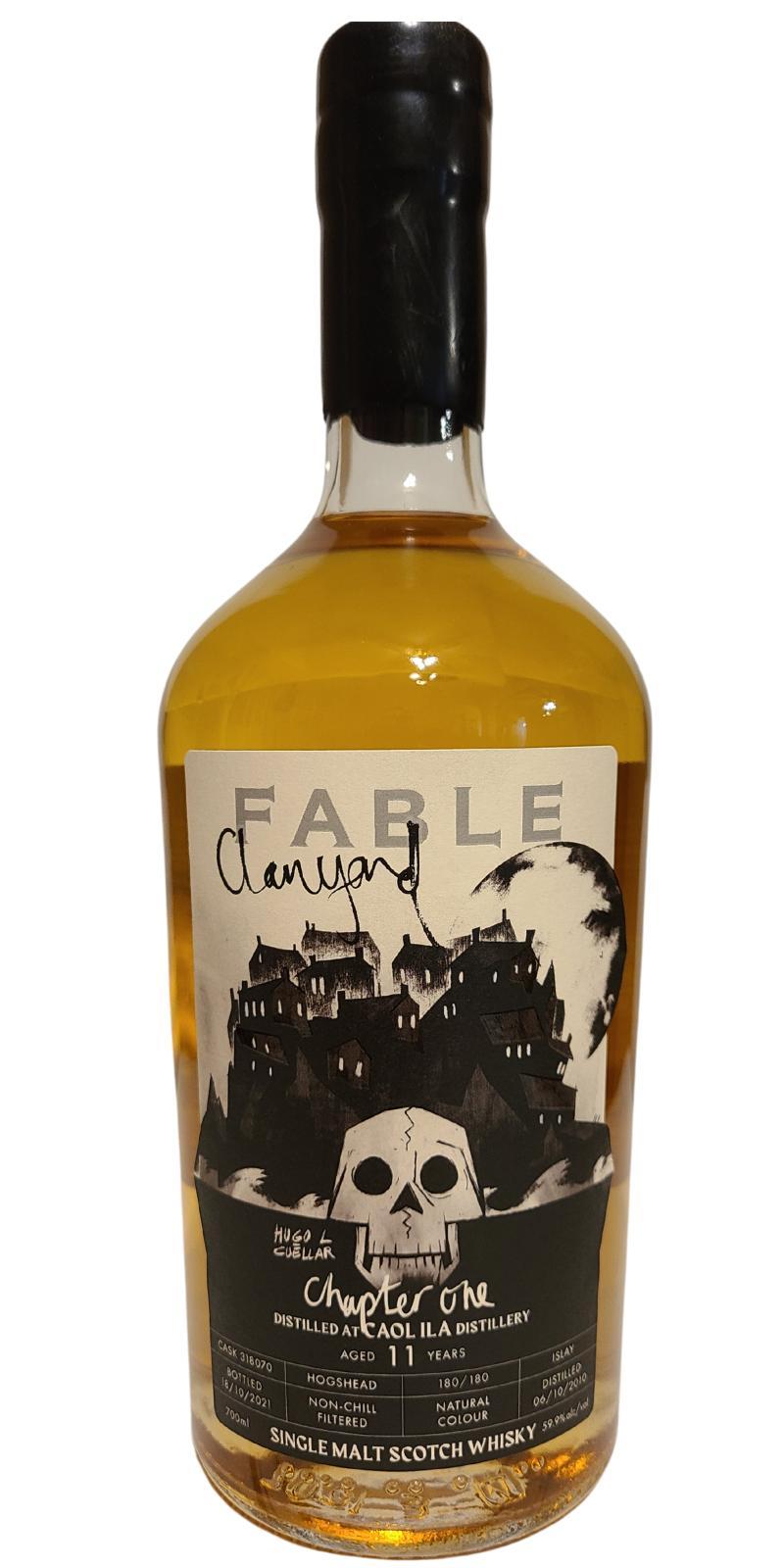 Caol Ila 2010 PSL Fable Whisky - Chapter One
