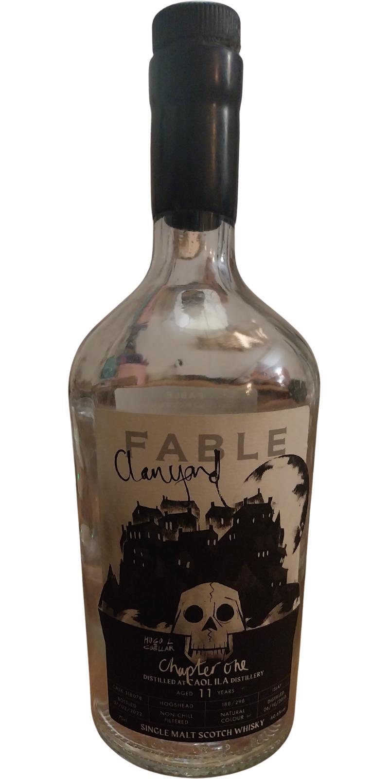 Caol Ila 2010 PSL Fable Whisky - Chapter One