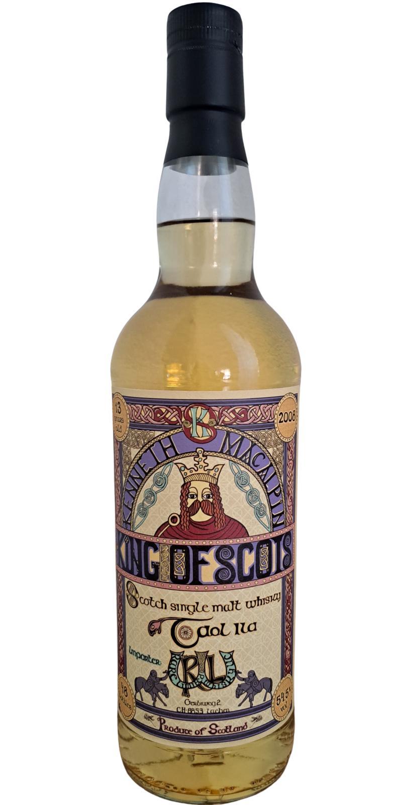 Caol Ila 2008 RLW King of Scots - Kenneth MacAlpin