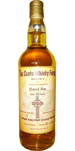 Caol Ila 1990 MC Scots Whisky Forum, Collection No. 2