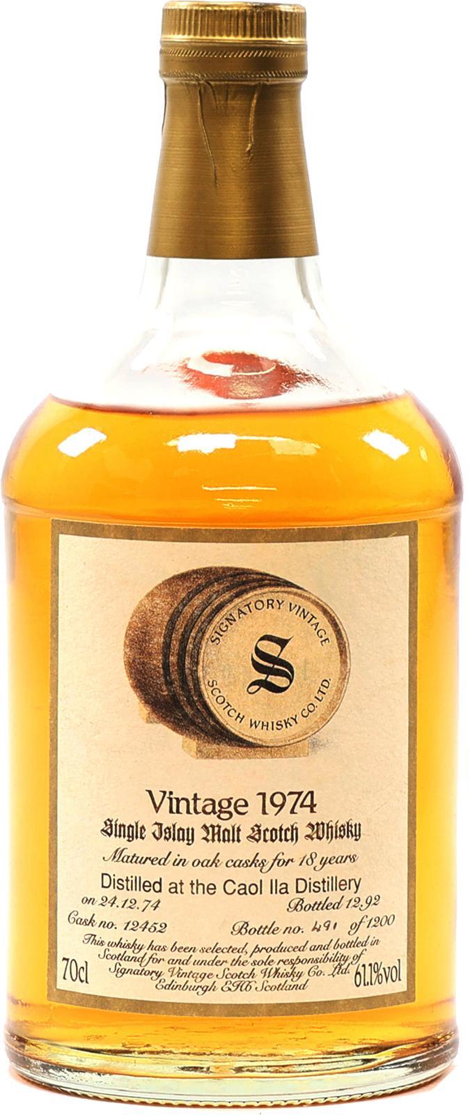 Caol Ila 1974 SV Vintage Collection - Dumpy