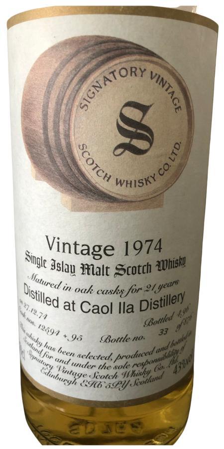 Caol Ila 1974 SV Vintage Collection