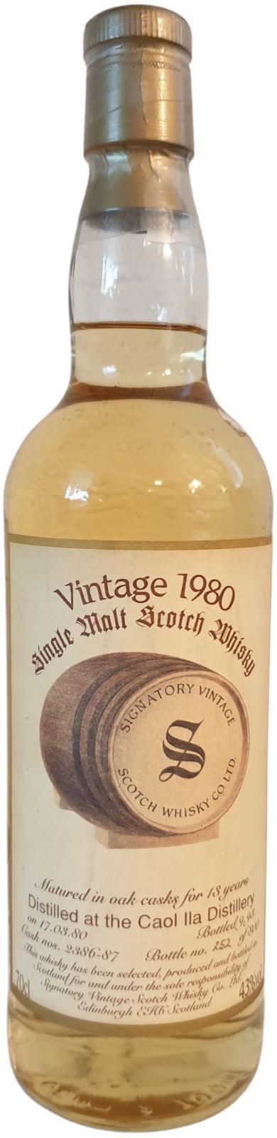 Caol Ila 1980 SV Vintage Collection