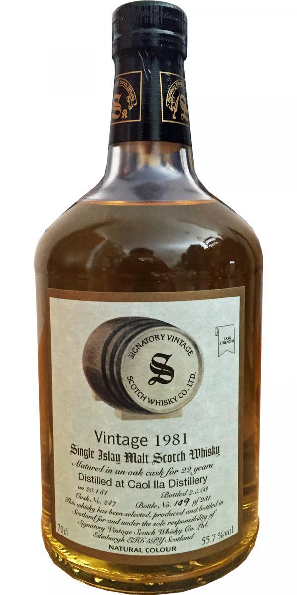 Caol Ila 1981 SV Vintage Collection - Dumpy