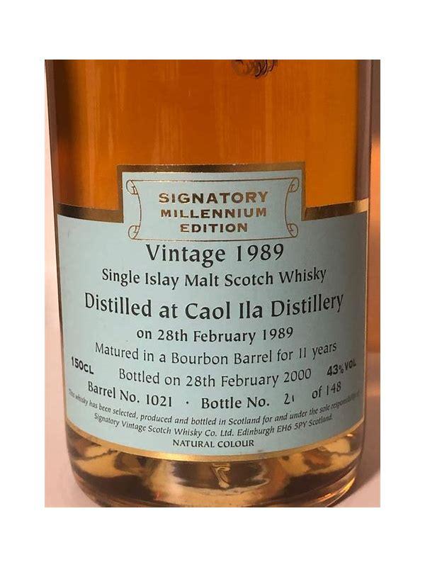 Caol Ila 1989 SV The Un-Chillfiltered Collection
