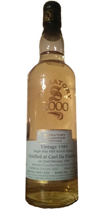 Caol Ila 1989 SV Millennium Edition