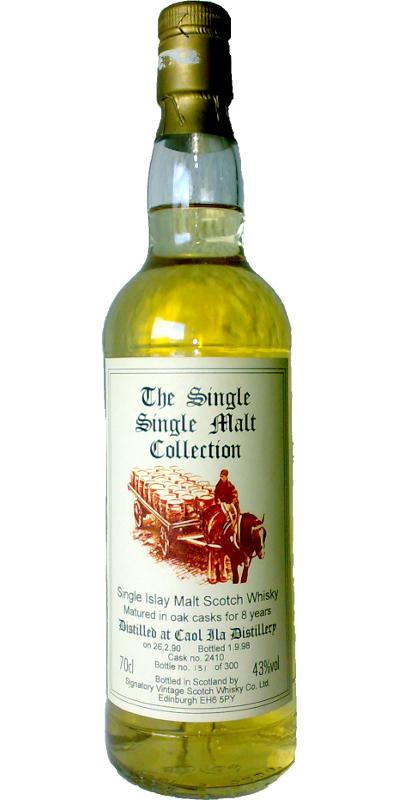 Caol Ila 1990 SV The Single Single Malt Collection