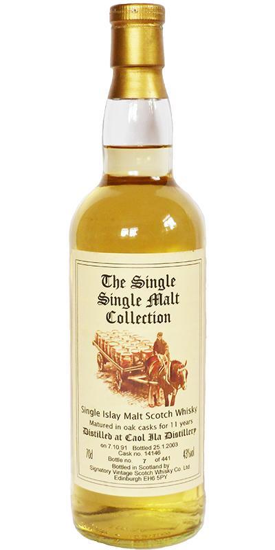 Caol Ila 1991 SV The Single Single Malt Collection