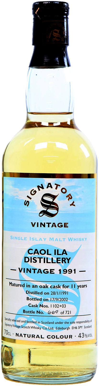 Caol Ila 1991 SV Vintage Collection