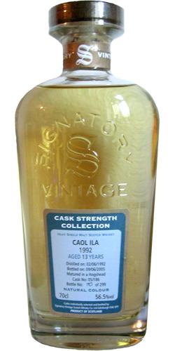 Caol Ila 1992 SV Cask Strength Collection