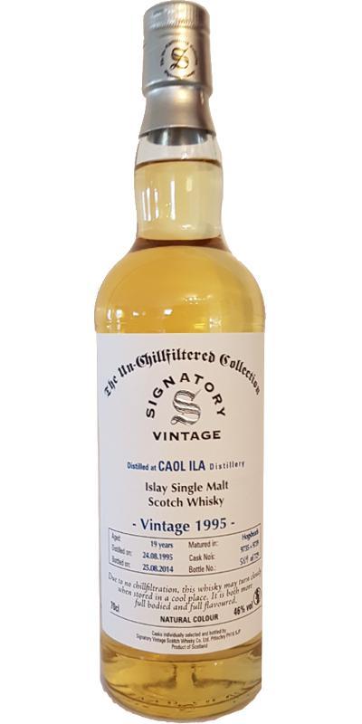 Caol Ila 1995 SV The Un-Chillfiltered Collection
