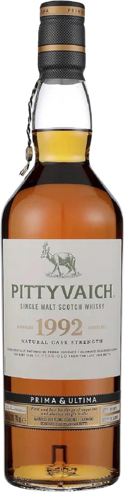 Pittyvaich 1992 Prima & Ultima