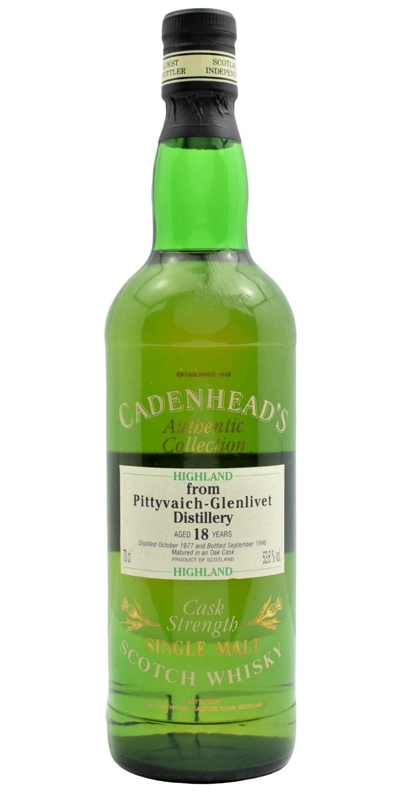 Pittyvaich 1977 CA Authentic Collection
