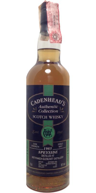 Pittyvaich 1985 CA Authentic Collection