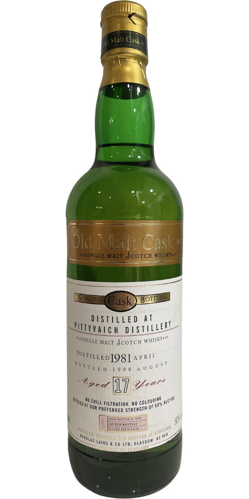 Pittyvaich 1981 DL The Old Malt Cask