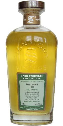 Pittyvaich 1976 SV Cask Strength Collection