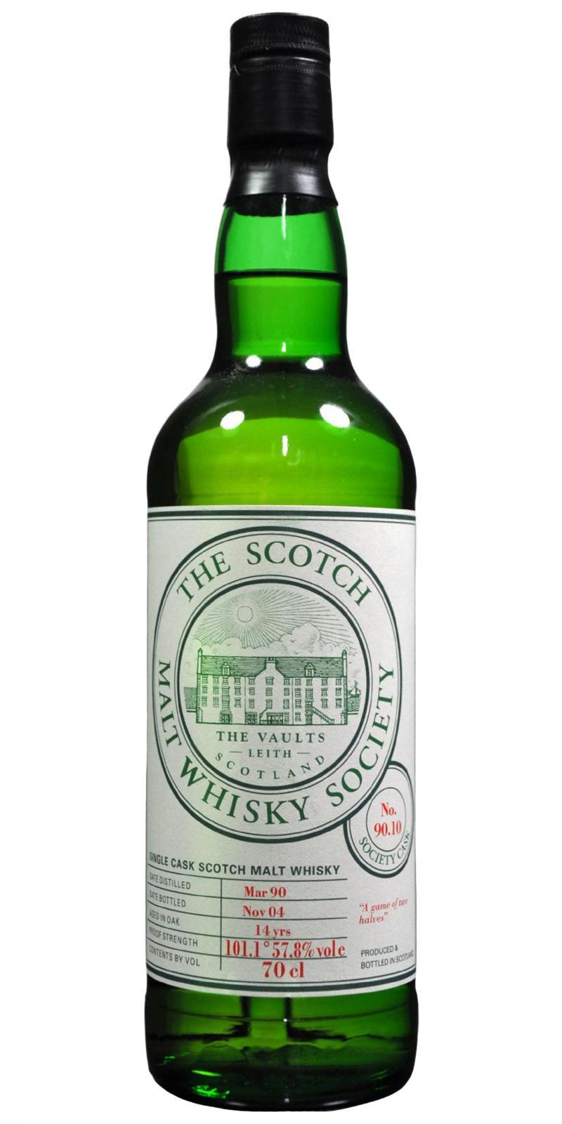 Pittyvaich 1990 SMWS 90.10 A game of two halves