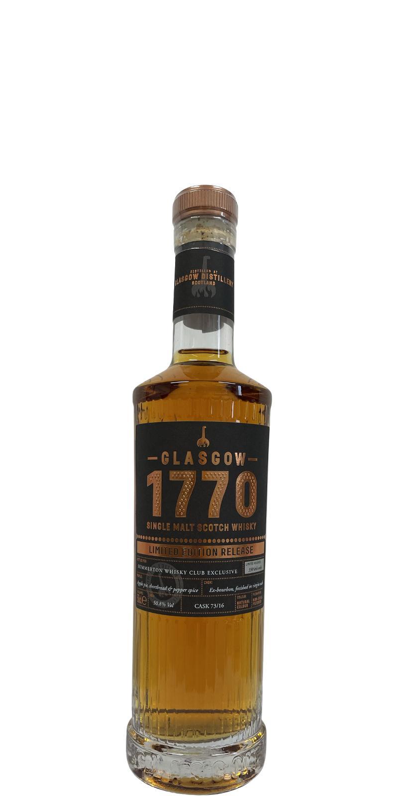 1770 Glasgow 2016 Limited Edition Release