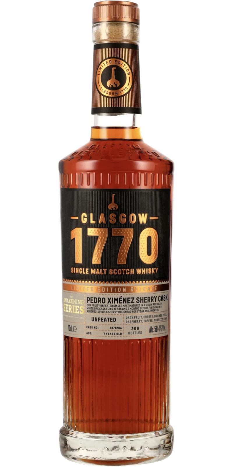 1770 Glasgow 2018 Limited Edition Release