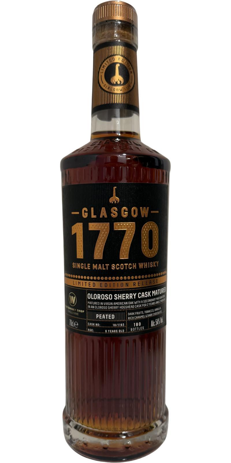 1770 Glasgow 2018 Limited Edition Release