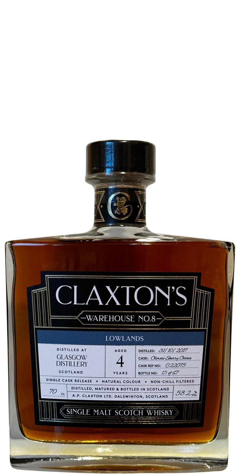 Glasgow Distillery 2017 Cl Warehouse No. 8