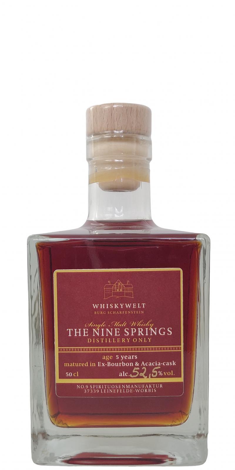 The Nine Springs 05-year-old WHISKYWELT Burg Scharfenstein
